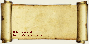 Jovana Binić vizit kartica